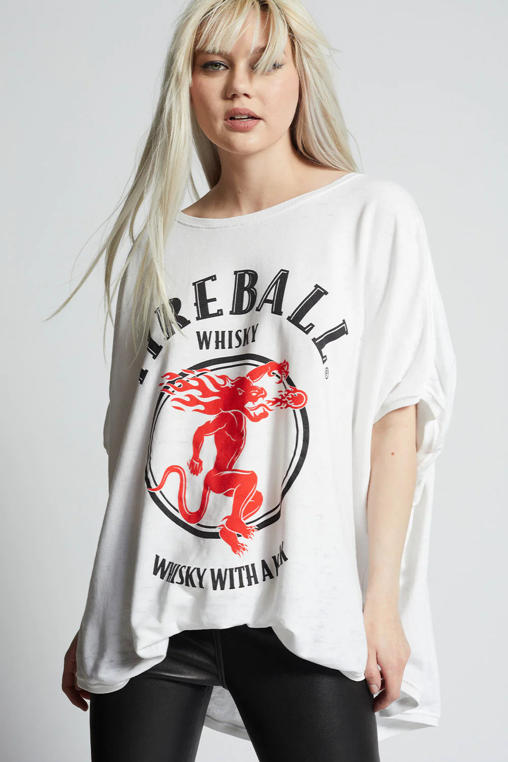 Fireball Whiskey One Size Sweatshirt/ Short Sleeve