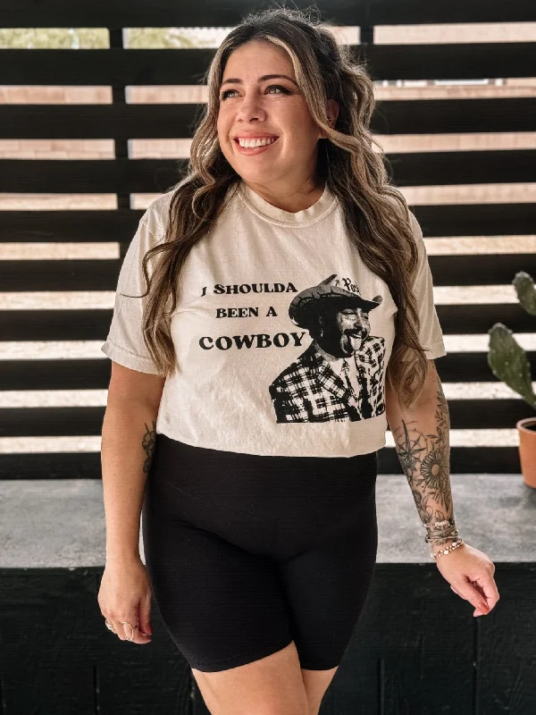 Shoulda Been A Cowboy Western Country Graphic Tee