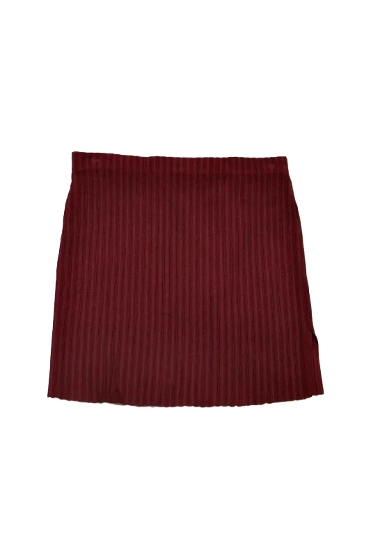 Meshki - "Shiloh" Rib Knit Skirt