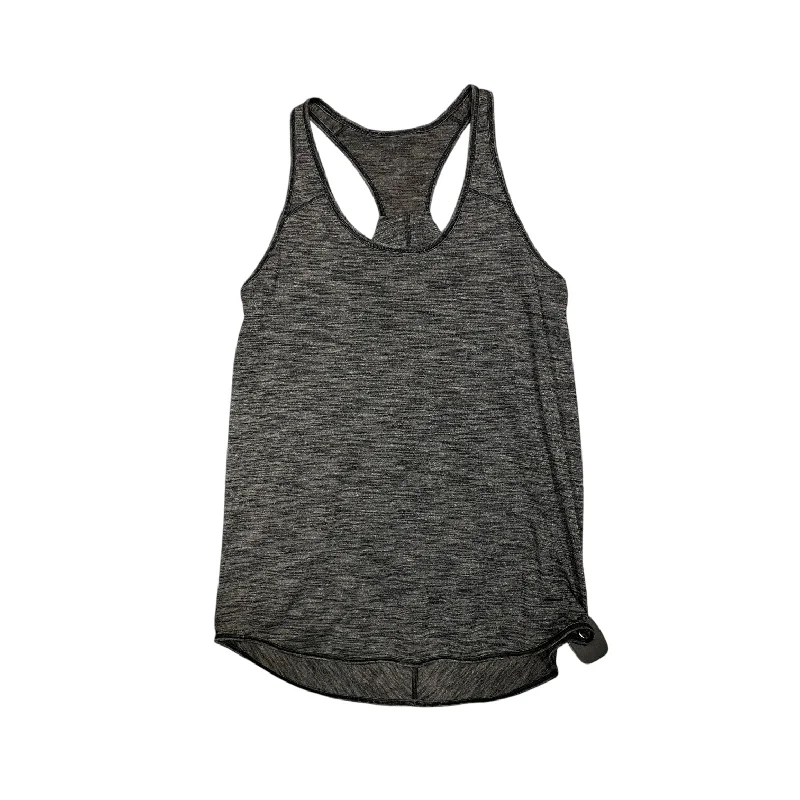 Athletic Tank Top By Lululemon In Grey, Size: 8