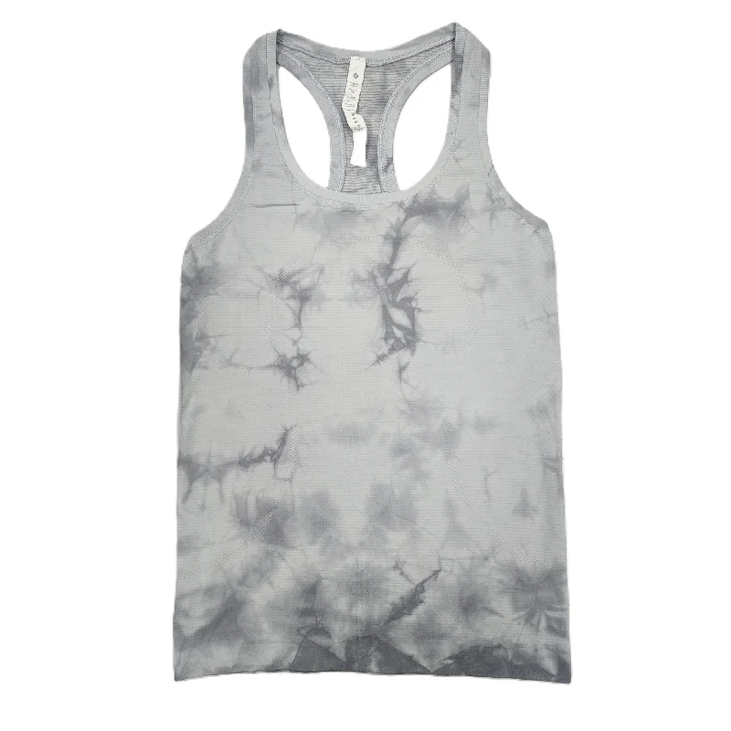 Athletic Tank Top By Lululemon In Tie Dye Print, Size: S