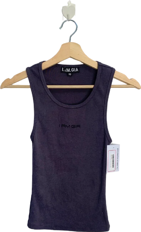 I.AM.GIA Black Tank Top XS