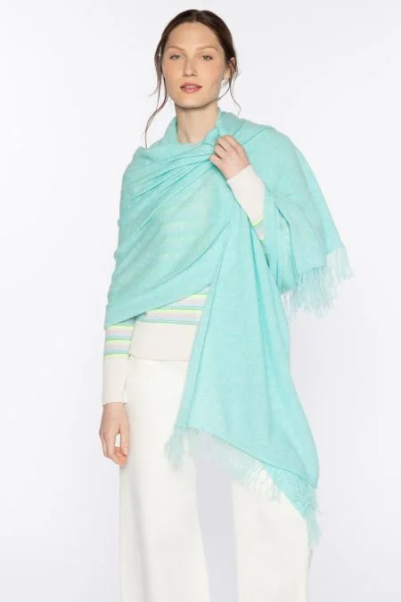 Kinross Cashmere Fwt Fringe Wrap