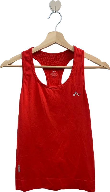 Only Play Red Christian Seamless Tank Top M