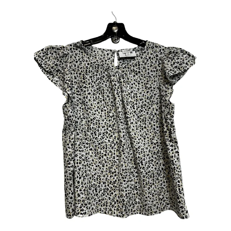 Top Short Sleeve By J. Crew In Animal Print, Size: S