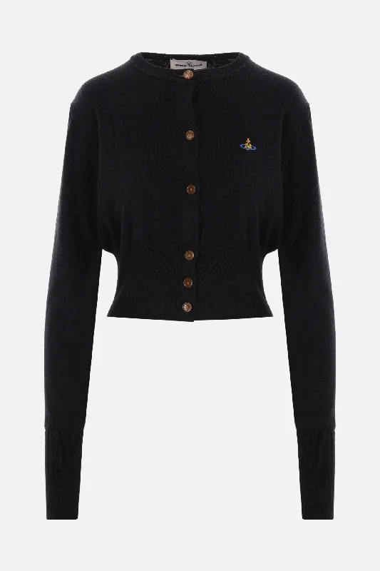 Bea cotton and cashmere cropped cardigan