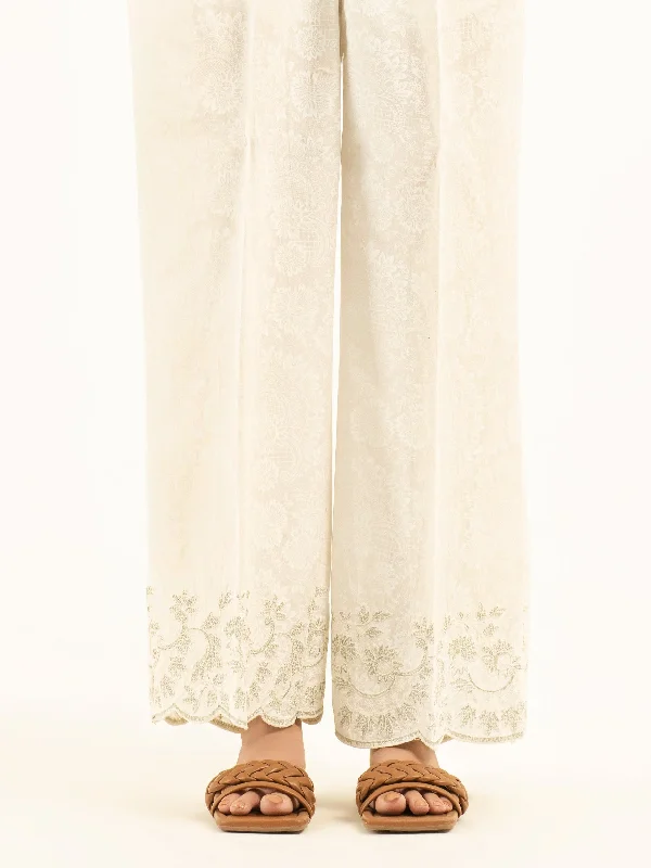 Embroidered Cambric Trousers