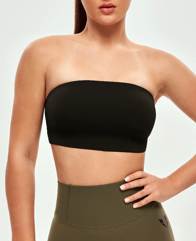 Strapless Sports Bra - Black