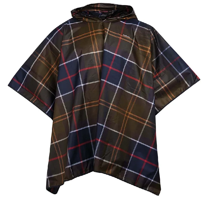 Barbour Tartan Showerproof Poncho - Classic Tartan