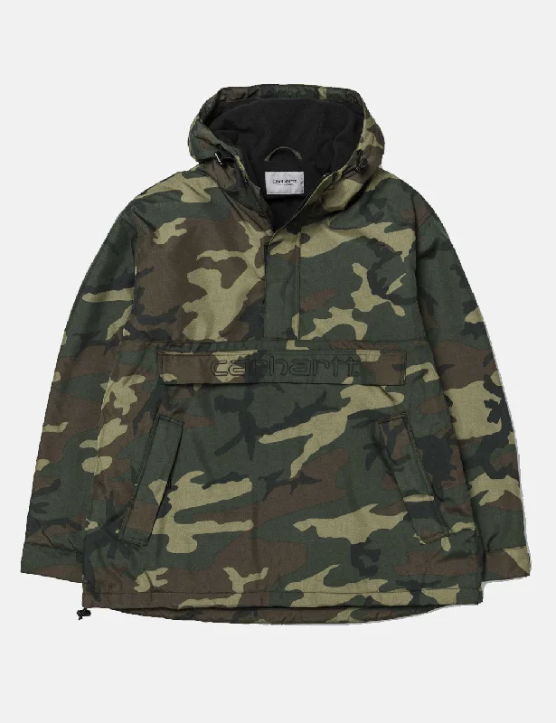 Carhartt-WIP Visner Half-Zip Jacket - Camo Laurel Green