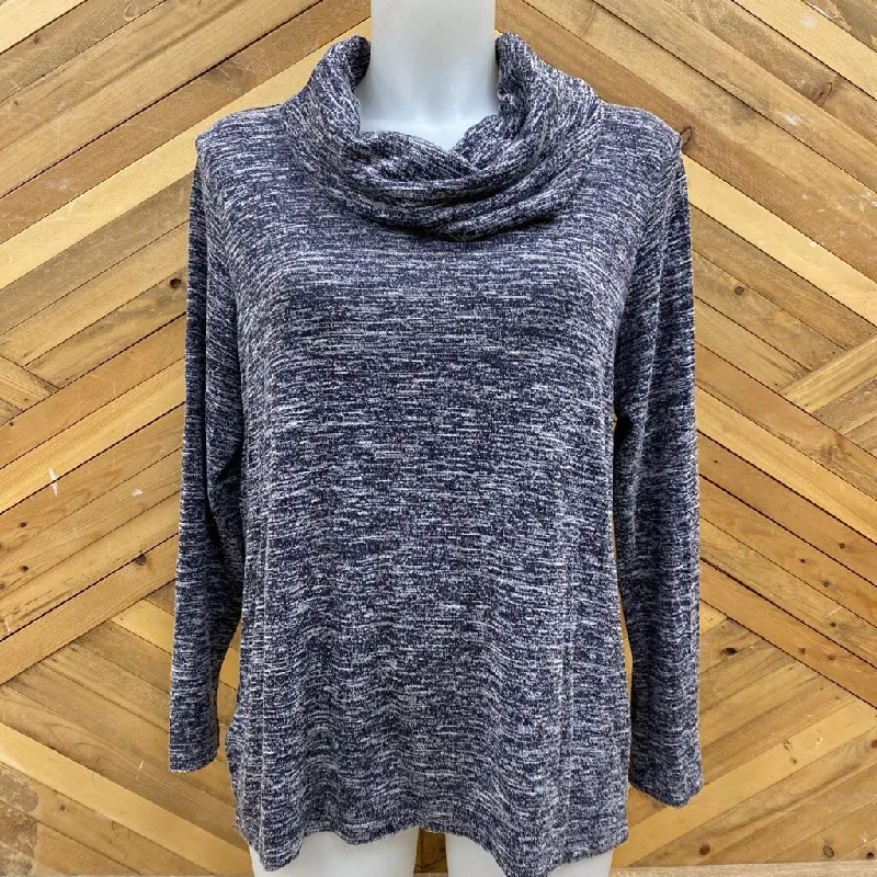 Eddie Bauer- turrtle neck sweater - MSRP $89: Grey -women-XL