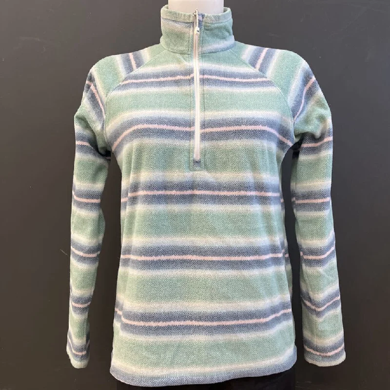 Eddie Bauer - Women's 1/2-Zip Fleece - MSRP $85: Green/Blue/Pink-women-SM