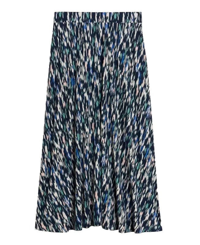 Jada Eco Vero Maxi Skirt - Navy Print