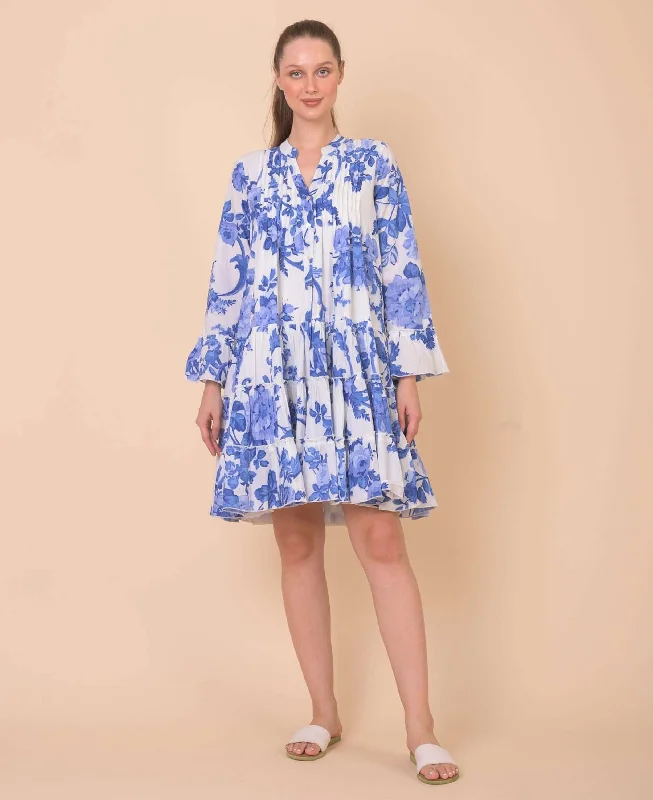 Lobster Dress - Peony Blue