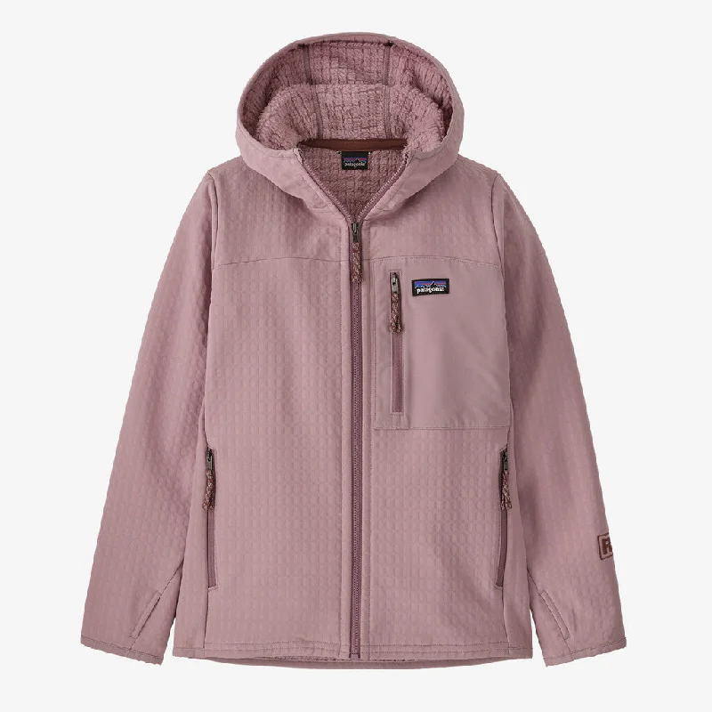 Patagonia Girl's R2® TechFace Hoody - Stormy Mauve