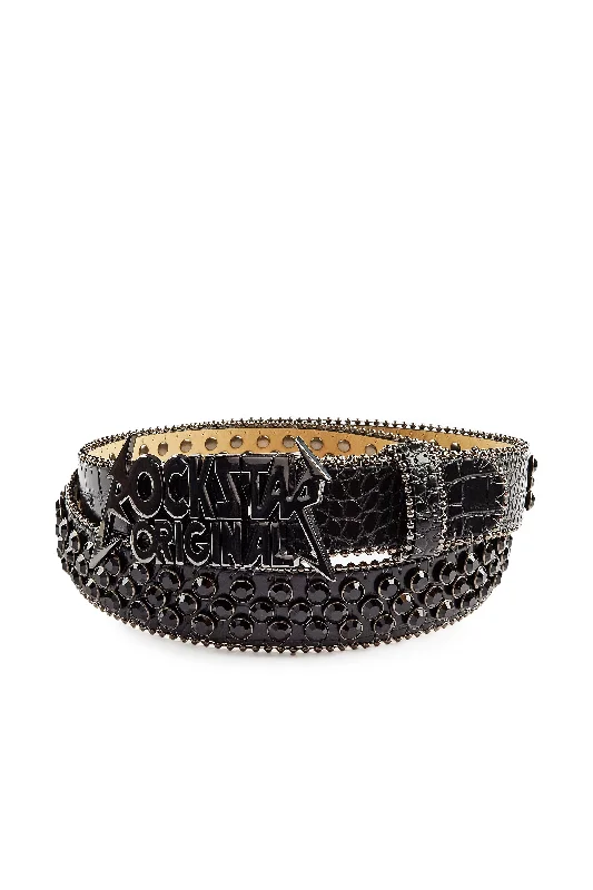 Blaze Rockstar Black Logo Belt