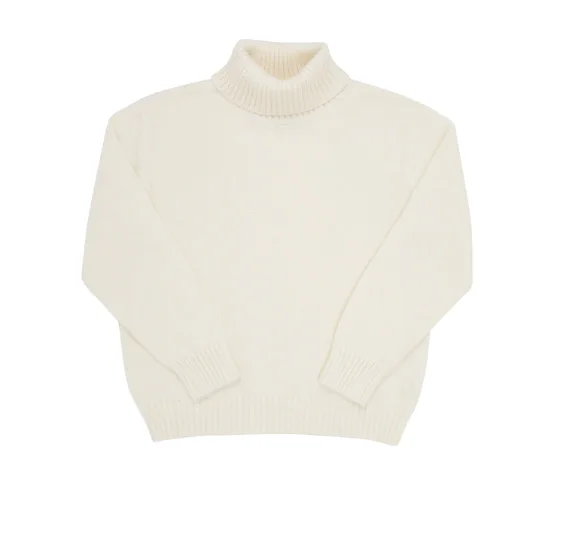 The Beaufort Bonnet Company Townsend Turtleneck Sweater - Palmetto Pearl