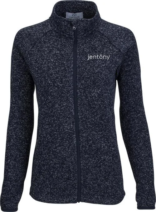 Vantage Ladies Summit Sweater-Fleece Jacket