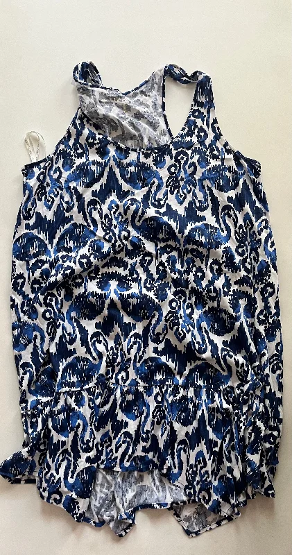 Blue Dress Casual Midi Lilly Pulitzer, Size Xl