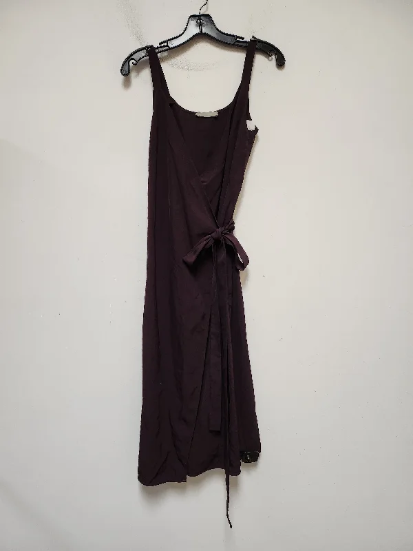 Dress Casual Midi By Everlane In Purple, Size: Xs