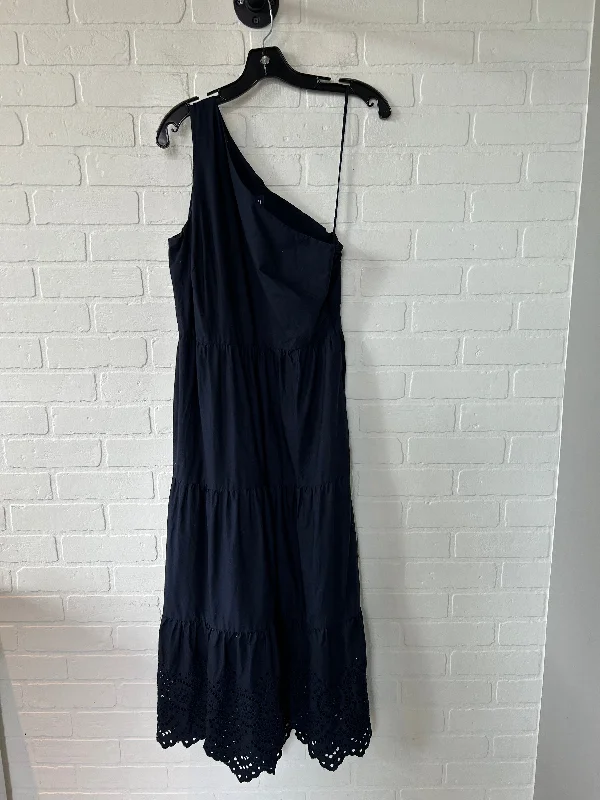 Dress Casual Midi By Gap In Navy, Size: S