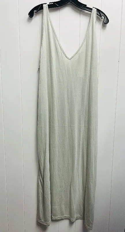 Grey Dress Casual Midi H&m, Size Xl