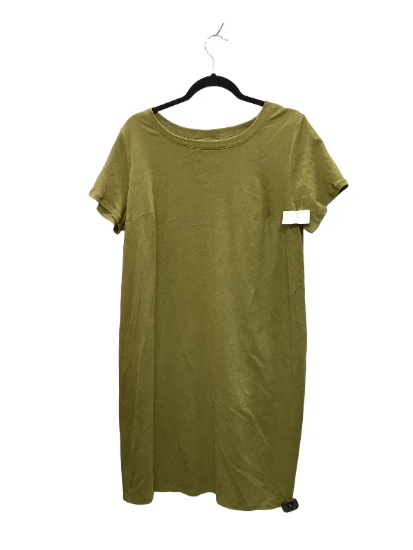 Green Dress Casual Midi Ava & Viv, Size Xl