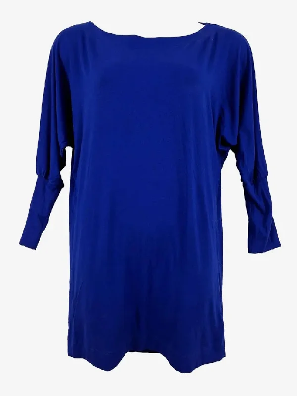 French Connection Cobalt Drape Mini Dress Size 12