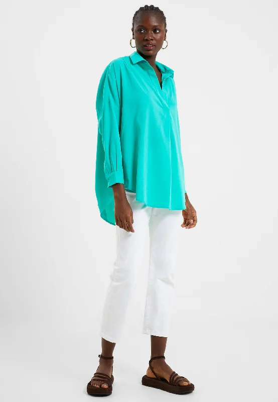 Rhodes Crepe Popover Shirt