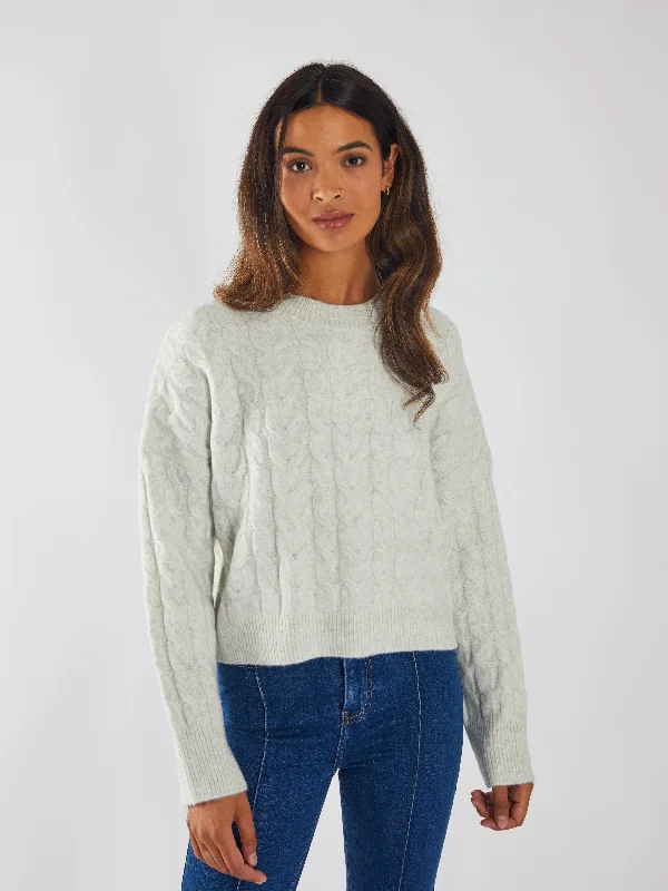 Madeline Knit Powder Grey