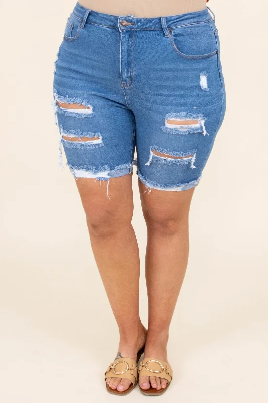 Livin' For The Party Shorts, Blue